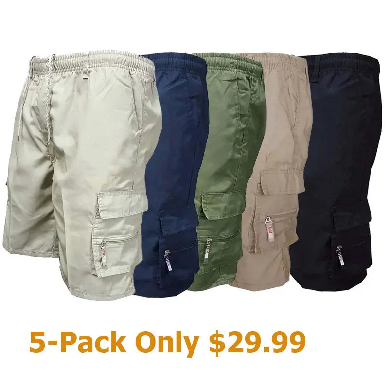 ð¥Men's Zipper Pockets Hiking Athletic Running Shorts